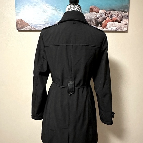 MICHAEL KORS Women's Black Coat Medium - Picture 8 of 17